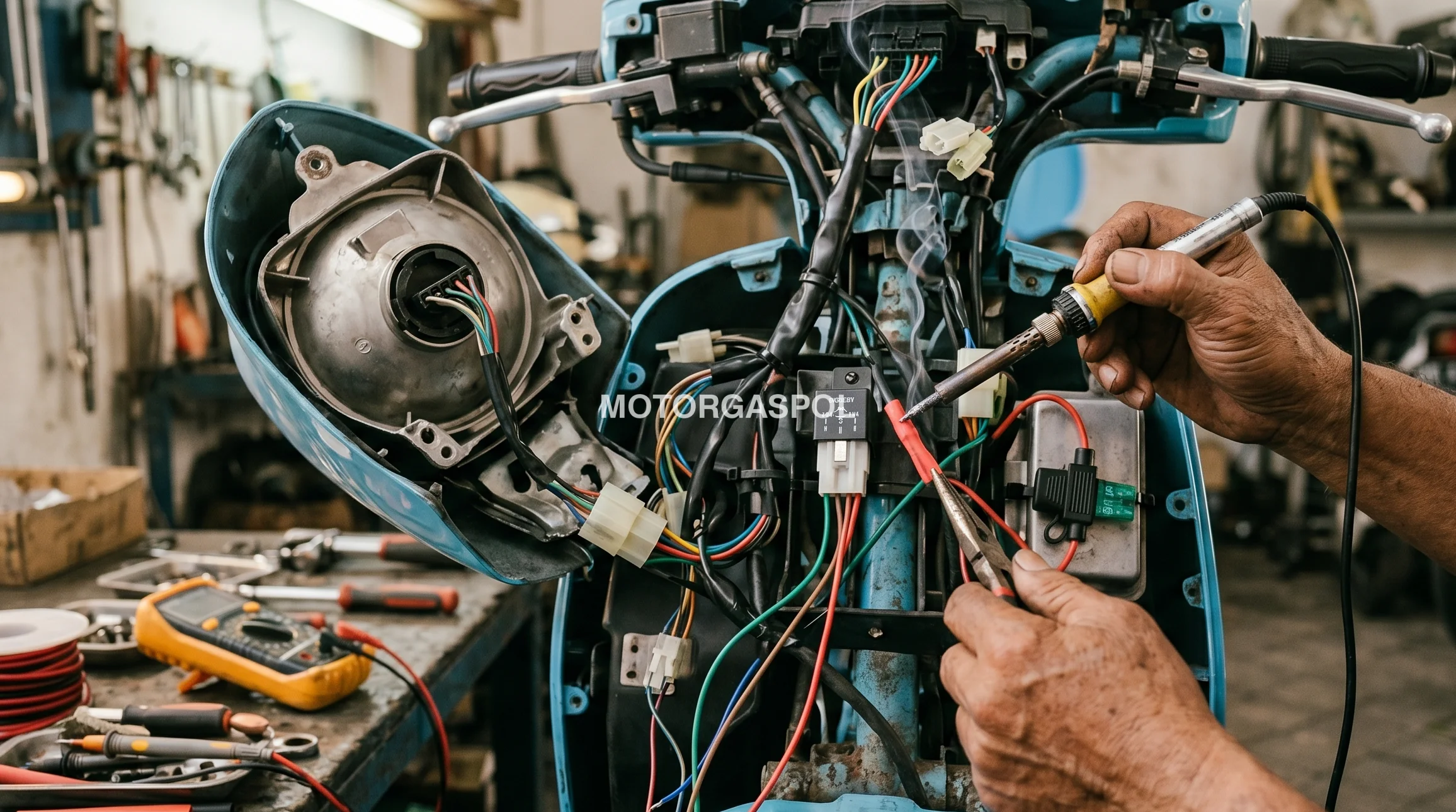 Pasang Lampu LED Motor Tanpa Rusak Kelistrikan — Panduan Aman