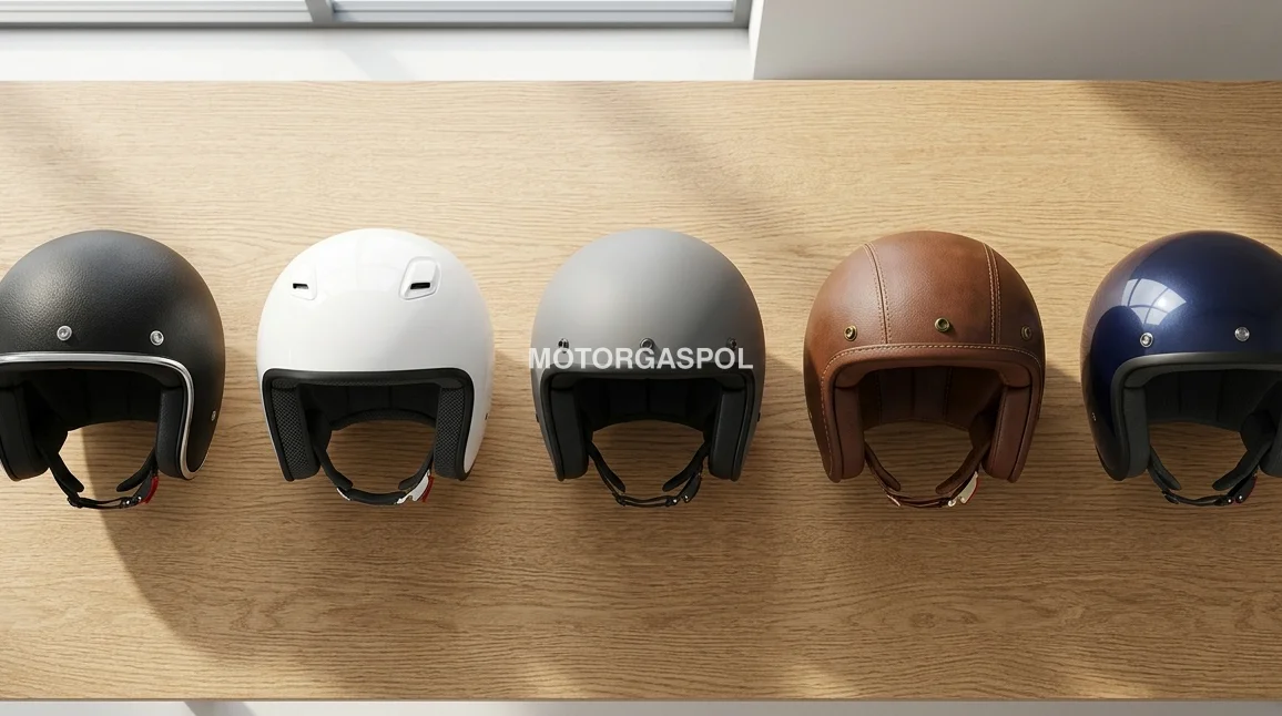 Review 5 Helm Half-Face Budget Terbaik di Bawah Rp 500 Ribu